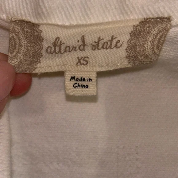 Bride White Fringe denim jacket - Picture 7 of 7